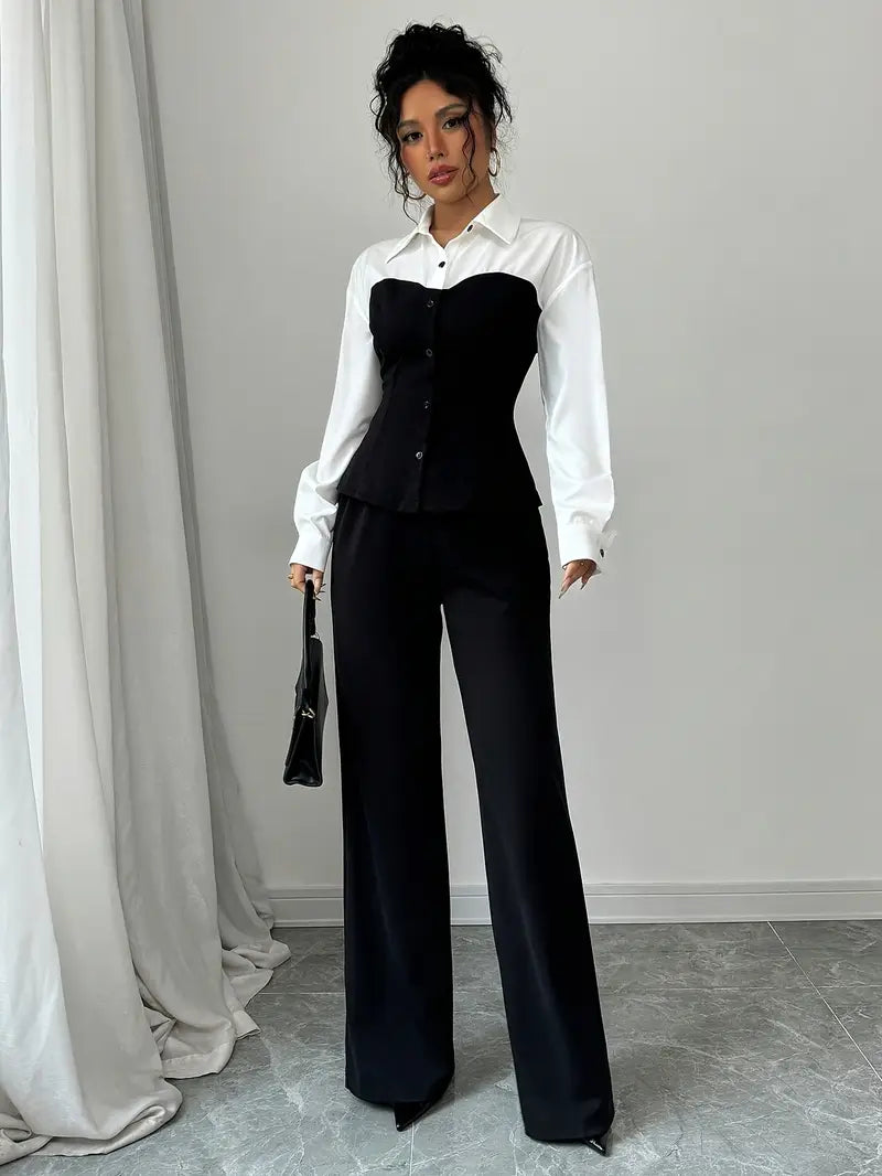 Women'S Elegant Two-Piece Outfit