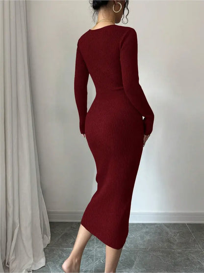 Women'S Elegant V-Neck Sleeveless Dress